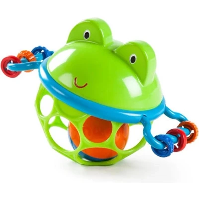Afbeelding van Oball Bright Starts Jingle Shake PAL Frosch Greifball MIT GL Speelgoed voor kinderen, Maat: One Size, Multi coloured