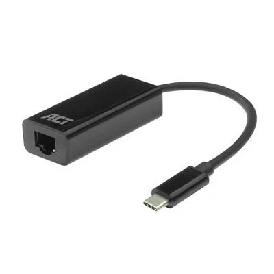 Afbeelding van ACT AC7335 USB C naar RJ45 Gigabit Netwerkadapter Ethernet