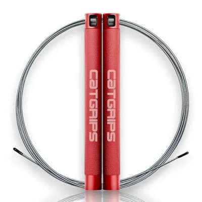Afbeelding van CATGRIPS Springtouw Crossfit, Premium Profi Springtouw, Speed Rope, Jump Stalen Skip met Draagtas, Snelheidskabels, Touwtjespringen, Skipping Rope