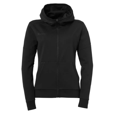 Afbeelding van Kempa Status Capuchon Jas Dames Zwart Maat L