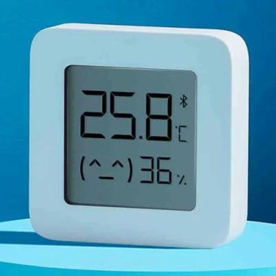 Afbeelding van Xiaomi Mi Temperature and Humidity Monitor 2 Onmiddellijke temperatuur en vochtigheidsmeter Digitale thermometer klok voor het milieu Compatibel met Home Luchtvochtigheidsmeter thuis