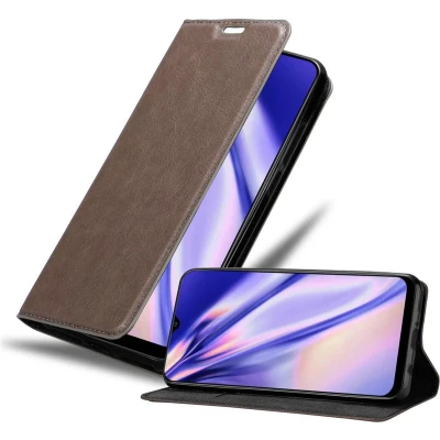 Afbeelding van Cadorabo Hoesje geschikt voor Samsung Galaxy A50 4G / A50s A30s in KOFFIE BRUIN Beschermhoes met magnetische sluiting, standfunctie en kaartvakje Book Case Cover Etui
