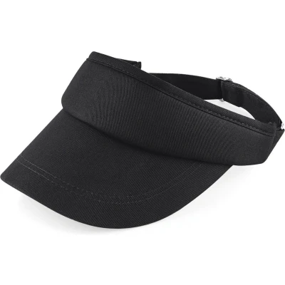 Afbeelding van Beechfield Sports Visor Zwart