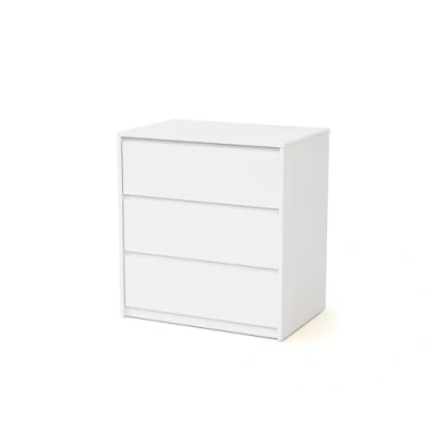 Afbeelding van WEBABY Houten Baby ladekast met 3 lades UNO Wit