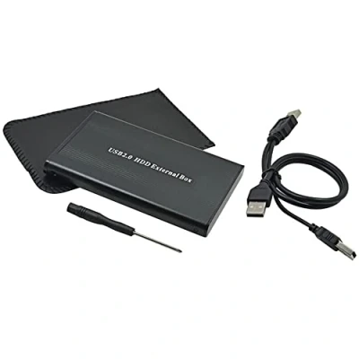 Afbeelding van DIGIFLEX Behuizing voor 2,5 inch IDE harde schijven met USB poort laptop en pc