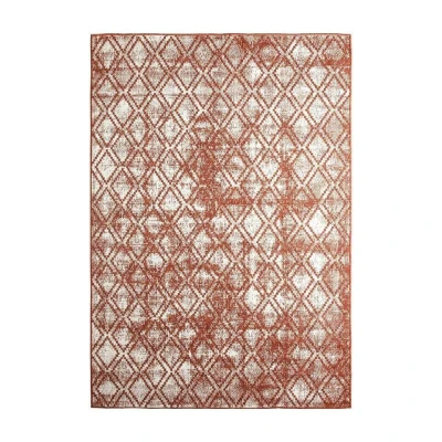 Afbeelding van Buiten vloerkleed Frost Roest/Wit dubbelzijdig EVA Interior 240 x 340