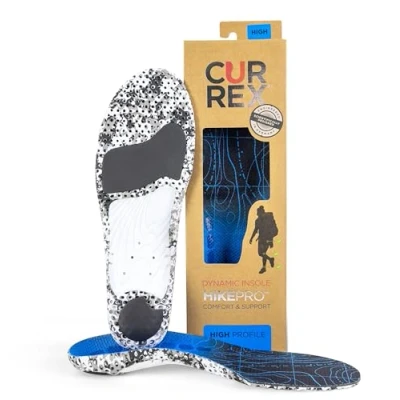 Afbeelding van CURREX HikePro inlegzool je nieuwe dimensie van wandelen. Dynamische performance voor wandelen, hiking of wandelingen, blauw (High Profile), EU 37 39 (Tag S)