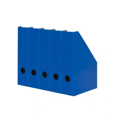 Afbeelding van Landre Staande verzamelaar A4, van stevig karton, 7 cm breed, blauw, 5 stuks