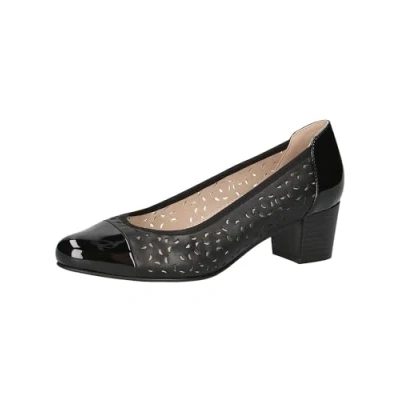 Afbeelding van Caprice Klassieke pumps, Dames, Maat: 37.5, Black comb Leer en imitatieleer