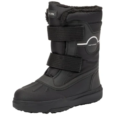 Afbeelding van Geox J Bunshee Pg Boy B A, sneeuwlaarzen kinderen, Zwart, 32 EU