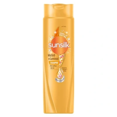Afbeelding van Sunsilk Morbidi e Luminosi Shampo per capelli secchi zachte en glanzende shampoo voor droog haar 6 x 250 ml + Italian Gourmet Polpa 400 g blik