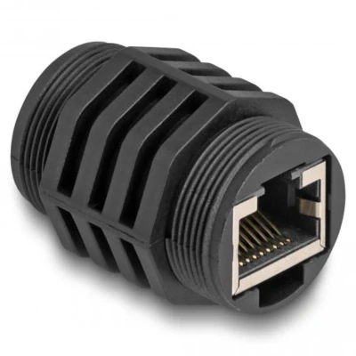 Afbeelding van Delock RJ45 Cat.6A Einbaumodul IP67 staub und wasserdicht
