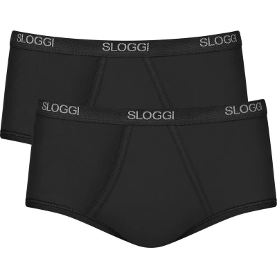 Afbeelding van Sloggi MEN Basic Heren Maxi 2 Pack Black