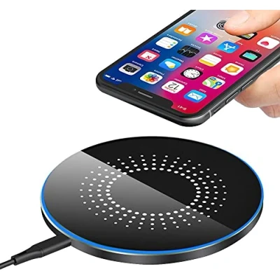 Afbeelding van draadloze lader, tot 20W snelle lader compatibel met Samsung Galaxy S23/S22/S21/S20/S10, het laden iPhone 14/13/12/11 reeksen