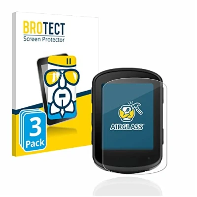 Afbeelding van BROTECT Glas Screen Protector voor Garmin Edge 540 / 840 (3 Stuks) Schermbeschermer [9H Hardheid, Beschermglas Folie niet Gehard Glas]