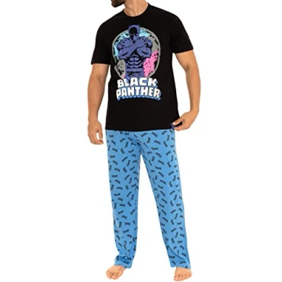 Afbeelding van Marvel Heren Pyjama Black Panther Blauw XX Large