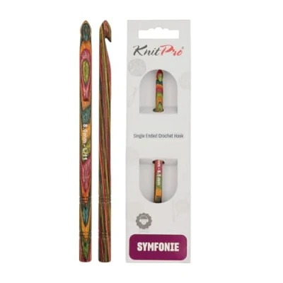 Afbeelding van KnitPro Symfonie houten haaknaald 8.00mm 3st