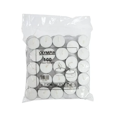 Afbeelding van Olympia theelichten 4 uur (100 stuks)
