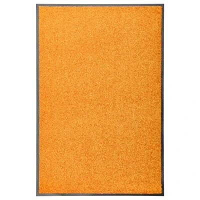 Afbeelding van Deurmat wasbaar 60x90 cm oranje
