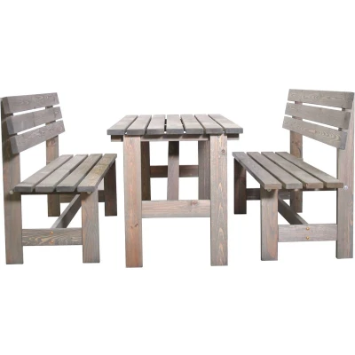 Afbeelding van Picknickset Tirol 150 cm Rugleuning Gratis bezorging OP =