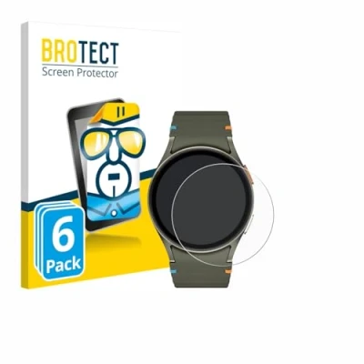 Afbeelding van BROTECT Screenprotector voor Samsung Galaxy Watch 7 (40 mm) Folie Beschermfolie transparant (6 Stuks)