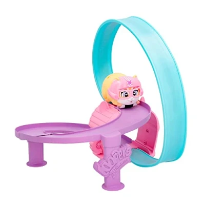 Afbeelding van LOOPERS IMC Toys Hammies Cookie Hamster, interactief verzamelvoertuig met schakeling, die in en uit het wiel loopt, speelgoed spel voor jongens meisjes vanaf 3 jaar
