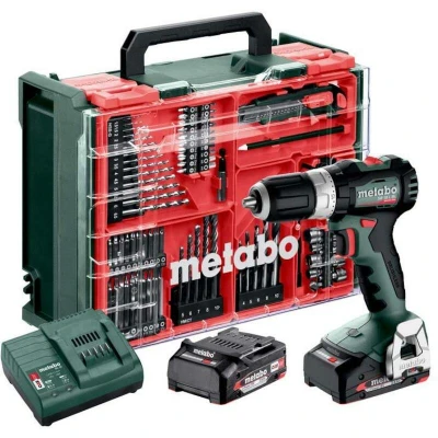 Afbeelding van Metabo SB 18 L BL Set Accu Klopboormachine 18V 2,0Ah Li Ion koffer 613157710