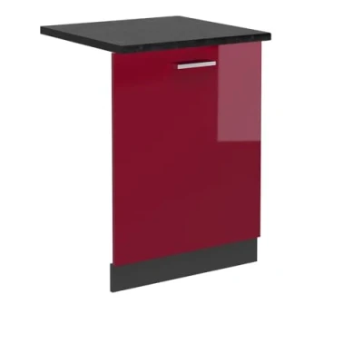 Afbeelding van Vicco Afwaspaneel R Line, bordeaux hoogglans, 60 cm, AP antraciet