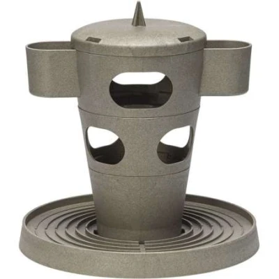 Afbeelding van Beeztees Snacktoren Kippenspeeltje 30x30x32.5 cm Grijs Groen