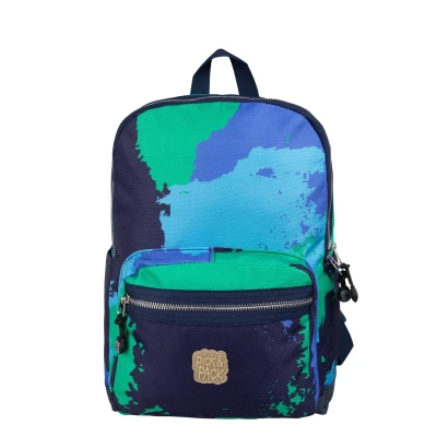 Afbeelding van Pick &amp; Pack Faded Camo backpack M blue Laptoptas Laptoprugzak