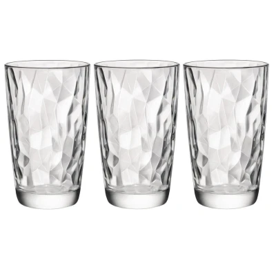 Afbeelding van Bormioli Rocco Longdrinkglazen Diamond 470 ml 3 Stuks