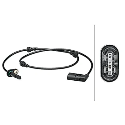 Afbeelding van HELLA 6PU 012 679 411 ABS sensor Vooras Actieve 2 polig 970mm