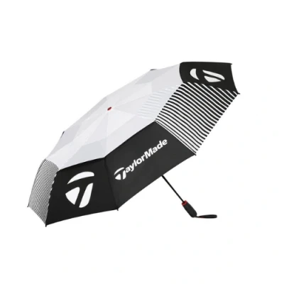 Afbeelding van Taylormade Compact Auto paraplu zwart/wit