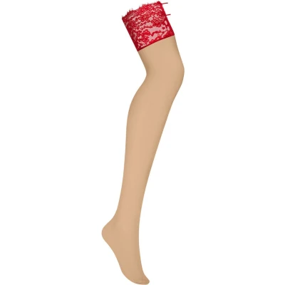 Afbeelding van Obsessive Rediosa stockings L/XL