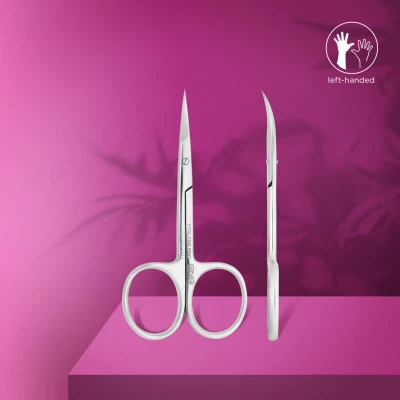 Afbeelding van Nagelriem Schaar Expert left 11 Type 2 21mm Stalkes pro Professional cuticle scissors handed Made in Ukraine