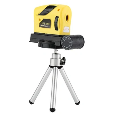 Afbeelding van Laserniveau, laserwaterpas met statief, 360 laserliniaal draaibaar, verticale horizontale oriëntatie statiefhouder