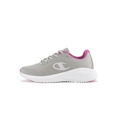 Afbeelding van Champion Syphon Engage CUT Running Inspired Sneakers laag, Dames, Maat: 41, Grey metallic Kunststof