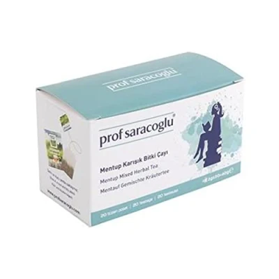 Afbeelding van Prof Saracoglu Natuurlijke Mentup Thee 20 theezakjes