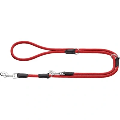 Afbeelding van HUNTER Freestyle Verstelbare hondenriem, robuust, weerbestendig, 1,0/200 cm, rood