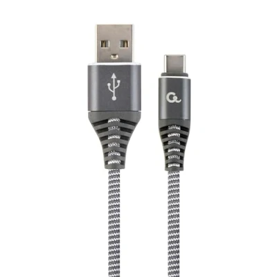 Afbeelding van Gembird CC USB2B AMCM 1M WB2 USB kabel 1 m 2.0 A C Grijs, Wit