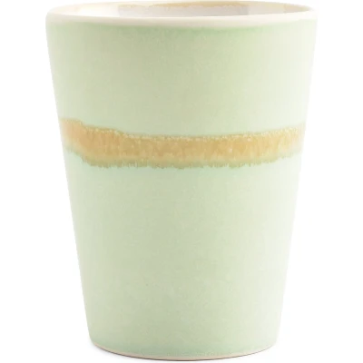 Afbeelding van Salt &amp; Pepper Beker 37cl groen Flow (Set van 4)