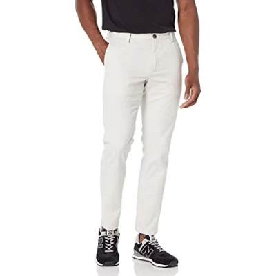 Afbeelding van Amazon Essentials Heren Slim fit Rimpelbestendige Platte Chino Pant Casual Broek,ZILVER,32W / 32L