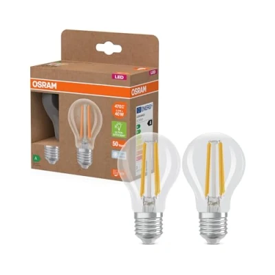 Afbeelding van OSRAM 4099854259715 LED lamp Energielabel A (A G) E27 Peer 2.2 W = 40 Neutraalwit (Ø x h) 60 mm 2 stuk(s)