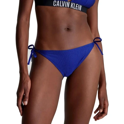 Afbeelding van Calvin Klein String Side Bikini Slip Dames Marine