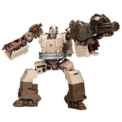 Afbeelding van Transformers: Rise of the Beasts film, Beast Alliance Weaponizers duopack, Wheeljack speelgoed, vanaf 6 jaar, 12,5 cm
