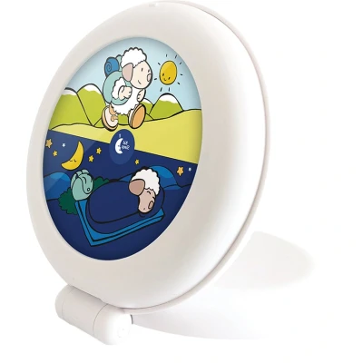 Afbeelding van Kidsleep Globetrotter White Slaaptrainer en Kinderwekker CK0041 KSG WH