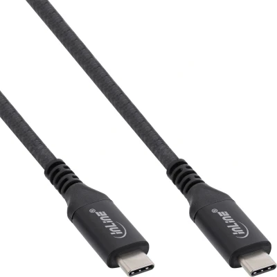 Afbeelding van InLine 35901A USB kabel 1 m USB4 Gen 3x2 C Zwart
