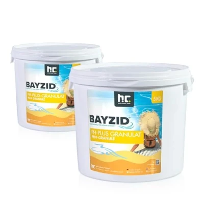 Afbeelding van Höfer Chemie 2 x 5 kg pH Plus granulaat BAYZID zorgt voor een snelle en betrouwbare verhoging van de waarde in het zwembad