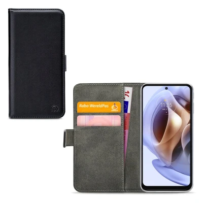 Afbeelding van Mobilize Classic Gelly Wallet Book Case Motorola Moto G31/G41 Black