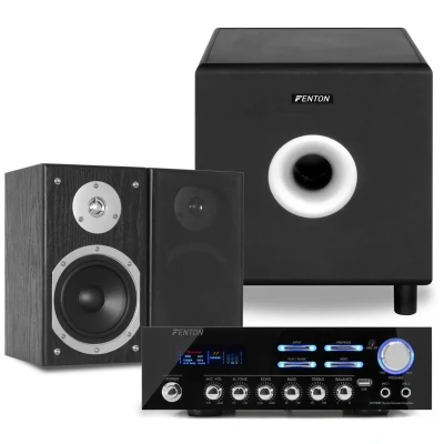 Afbeelding van Fenton 2.1 hifi stereo set met Bluetooth en 8&quot; subwoofer